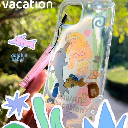 HawaiiBeachDolphinPrintedPhoneCase6