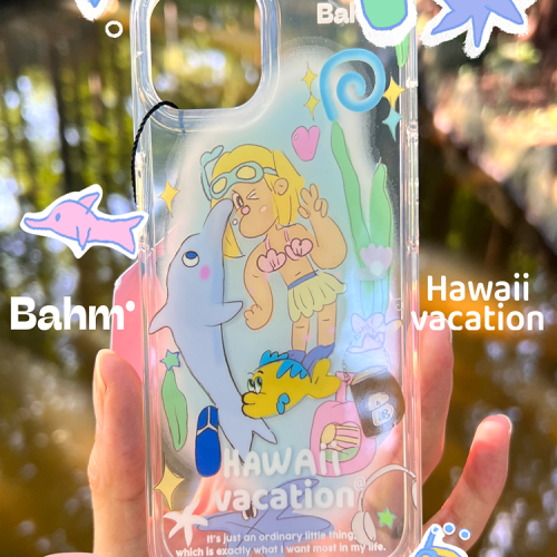 HawaiiBeachDolphinPrintedPhoneCase7