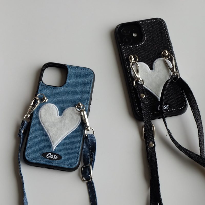 HeartDenimlanyardphonecase17