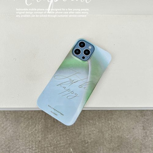 JustBeHappyPrintedPhoneCase2