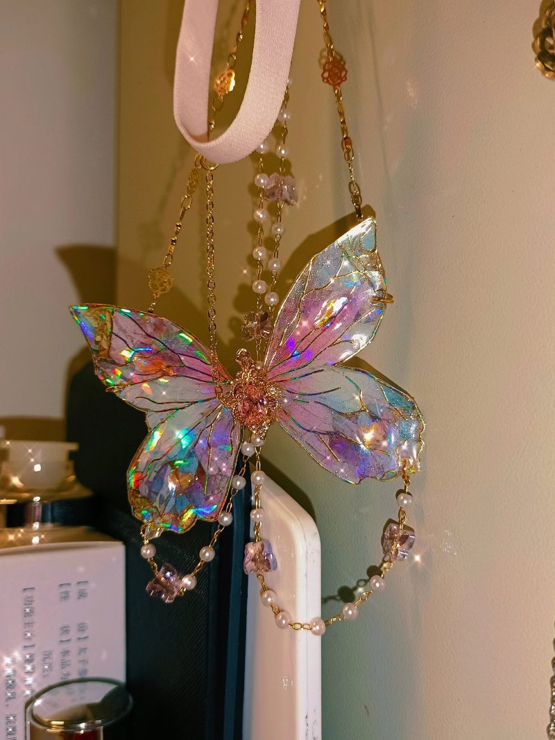 LadyButterflyPinkPearlLegChain2