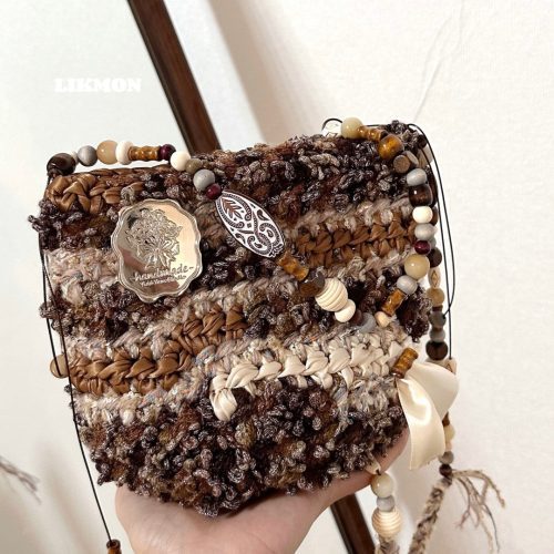 LondonAfternoonBrownCrochetCrossbodyBag2