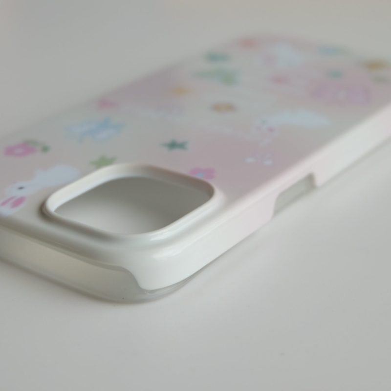 LovelyRabbitButterflyPrintedPhoneCase2