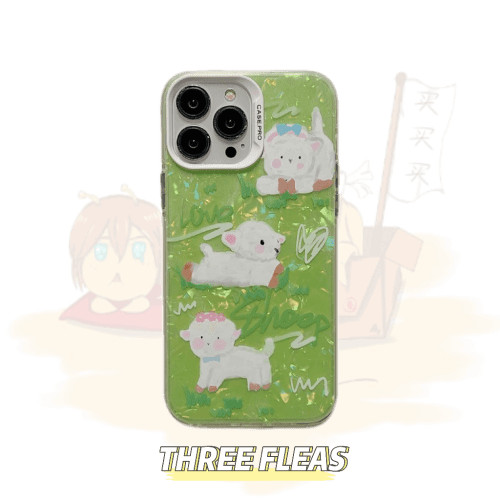 Lovesheepphonecase green