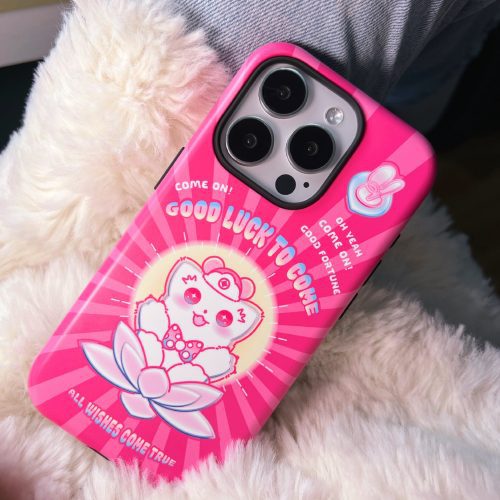 LuckyLotusPrintedDoubleLayerPhoneCase3