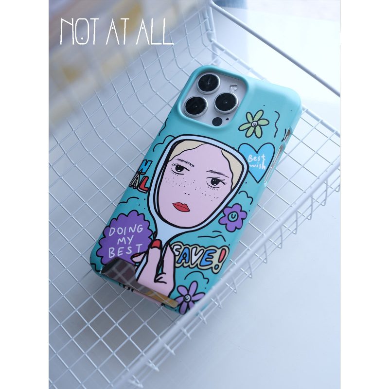 MagicMirrorGirlCartoonPrintedPhoneCase2