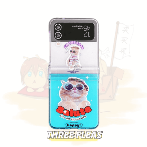 MemeCase BosscatSamsungGalaxyZFlip3 4phonecase