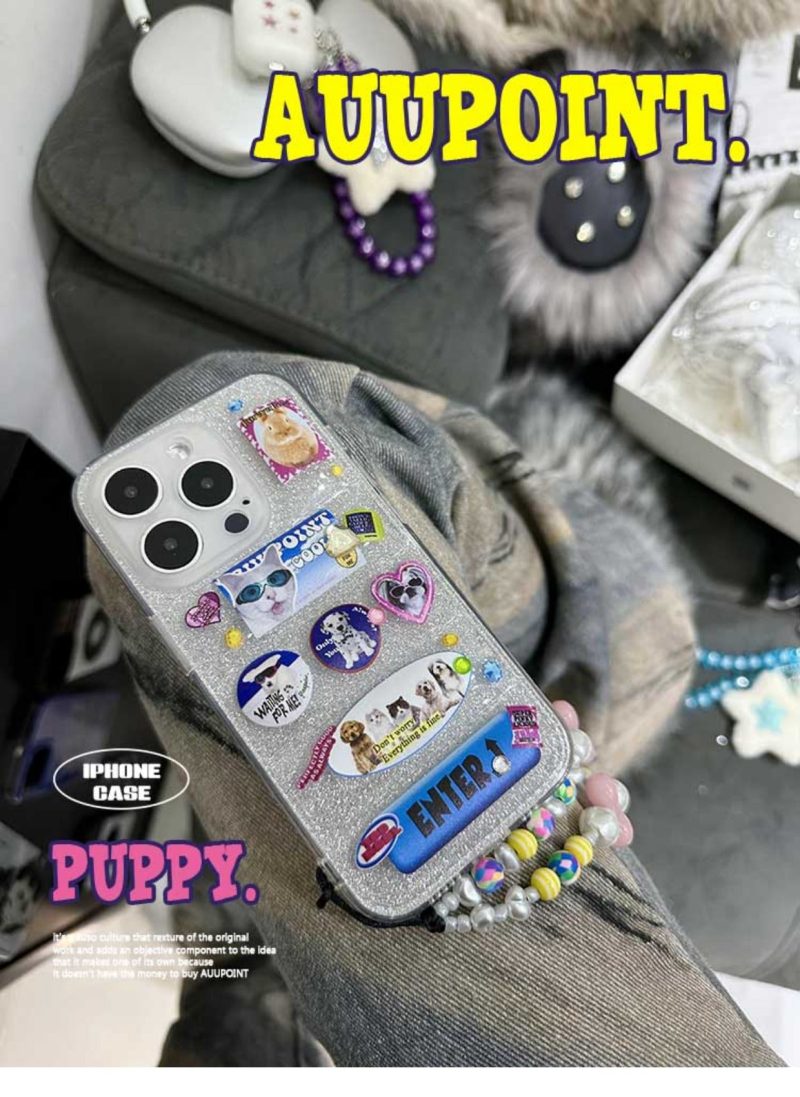 MemeCase CutePuppyKittenStickersPrintedPhoneCase3