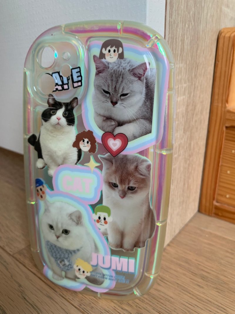 MemeCuteCatsPrintedAir CusionPhoneCase12