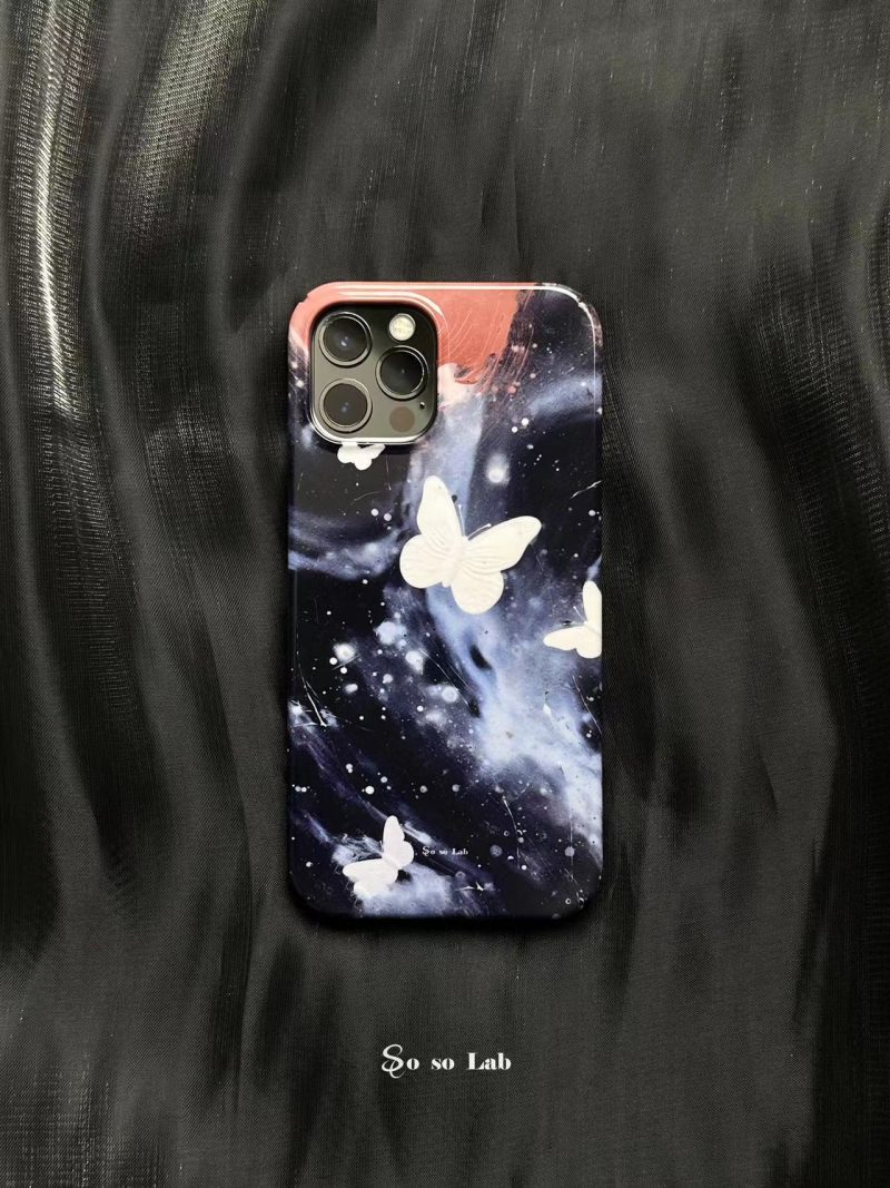 MidnightButterflyPrintedPhoneCase1