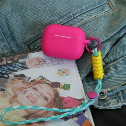 NeonPinkAirPodsCase2