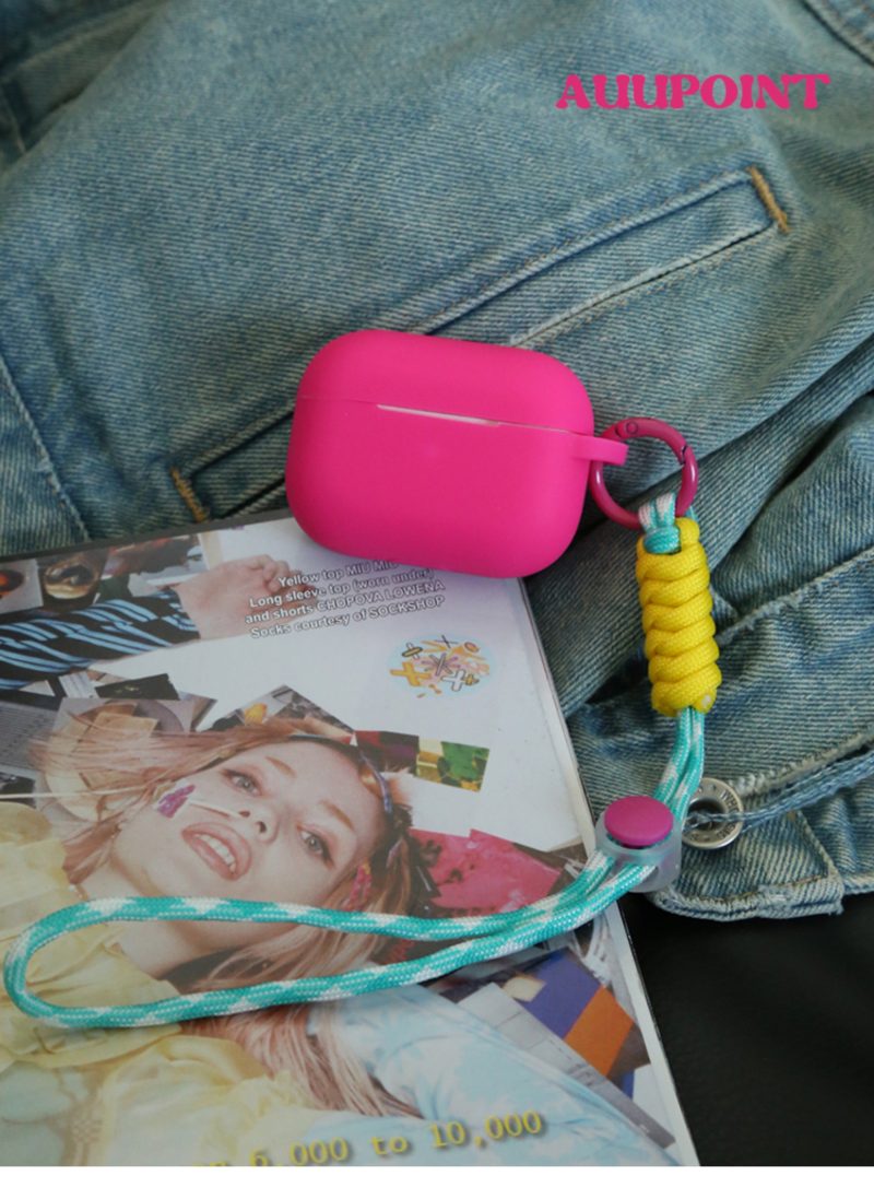 NeonPinkAirPodsCase2