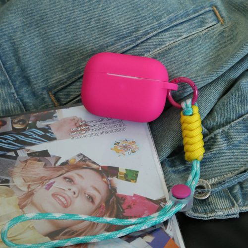 NeonPinkAirPodsCase7