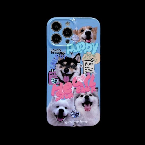 [ Meme Case ] Lovely cats and dogs phone case | phone accessories | Three Fleas