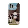 「iPhone」Funky Cow with Sunglasses Soft Coverphone accessories - Three Fleas