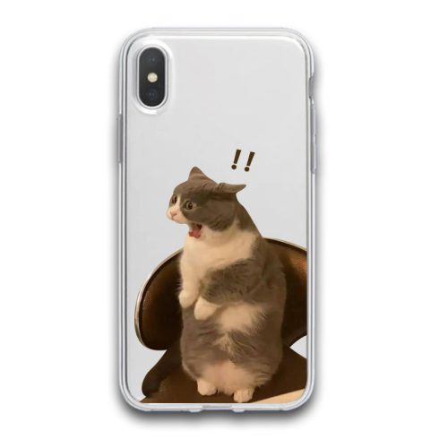 [ Meme Case ] Standing Cat Phone Casephone accessories - Three Fleas