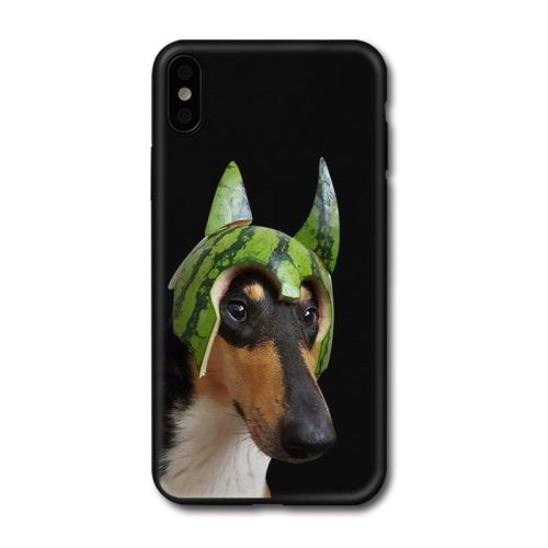 [Meme Case] Watermelon Dog Phone Casephone accessories - Three Fleas