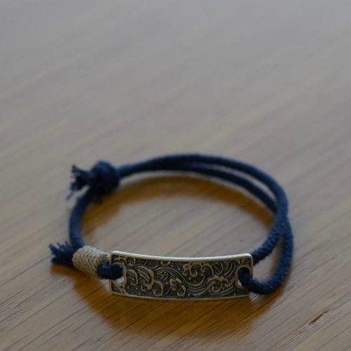 OceanEngravedSilverBracelet2