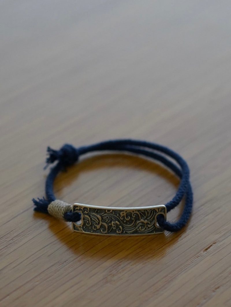 OceanEngravedSilverBracelet2