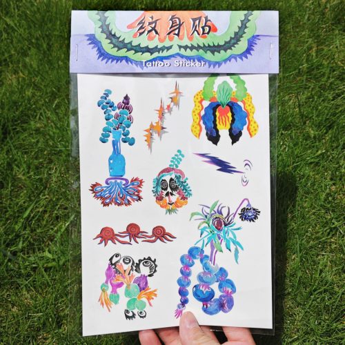 OriginalDesignMagicPlantsWaterproofTemporaryTattooStickersSet4