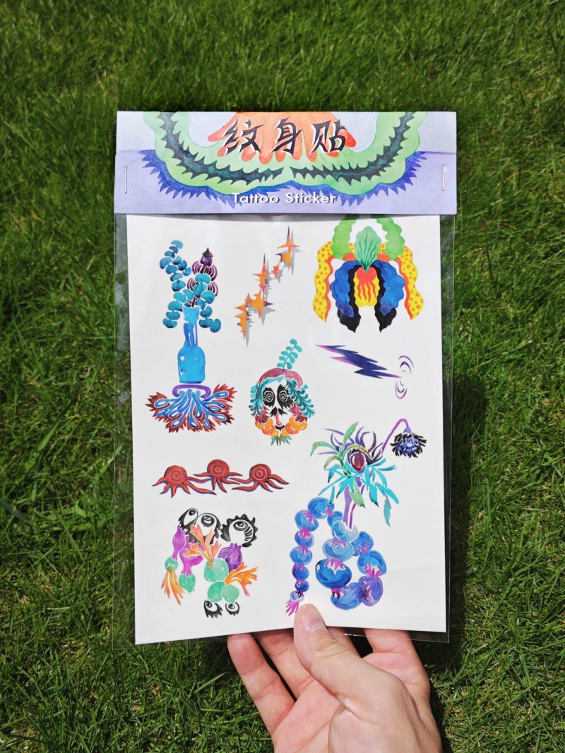 OriginalDesignMagicPlantsWaterproofTemporaryTattooStickersSet4