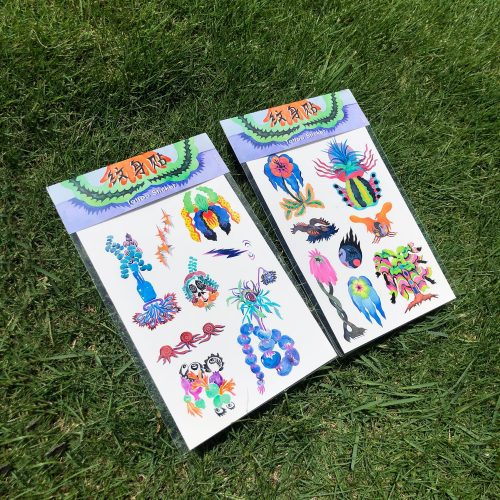 OriginalDesignMagicPlantsWaterproofTemporaryTattooStickersSet5