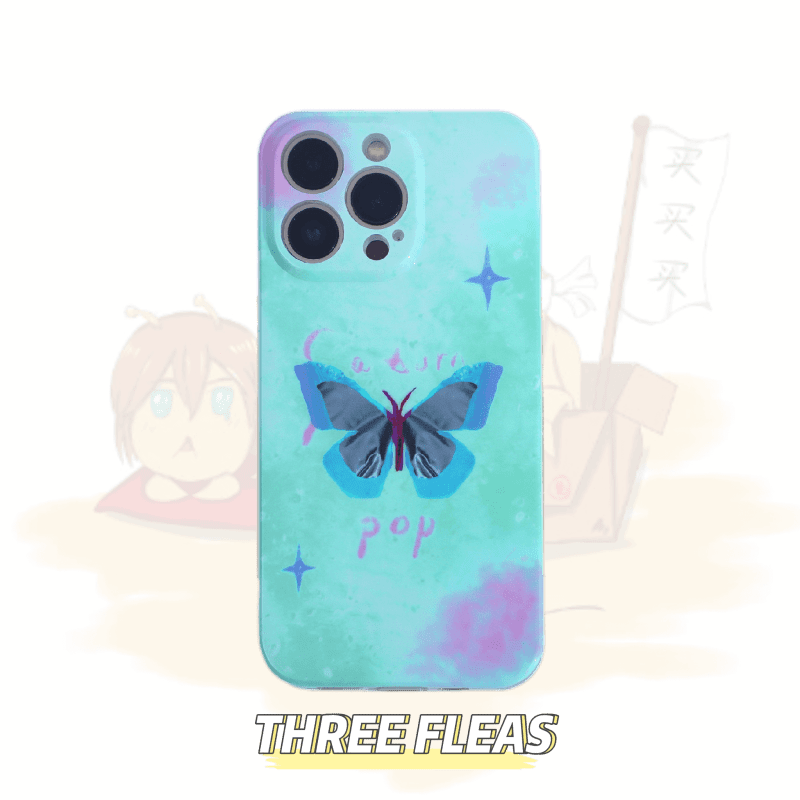 Original BloomingbluebutterflyIMDphonecase