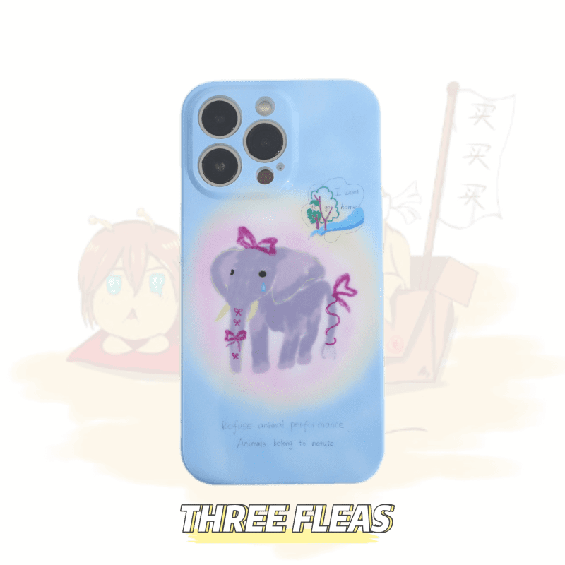 Original Watercolorpaintingfreeelephantphonecase