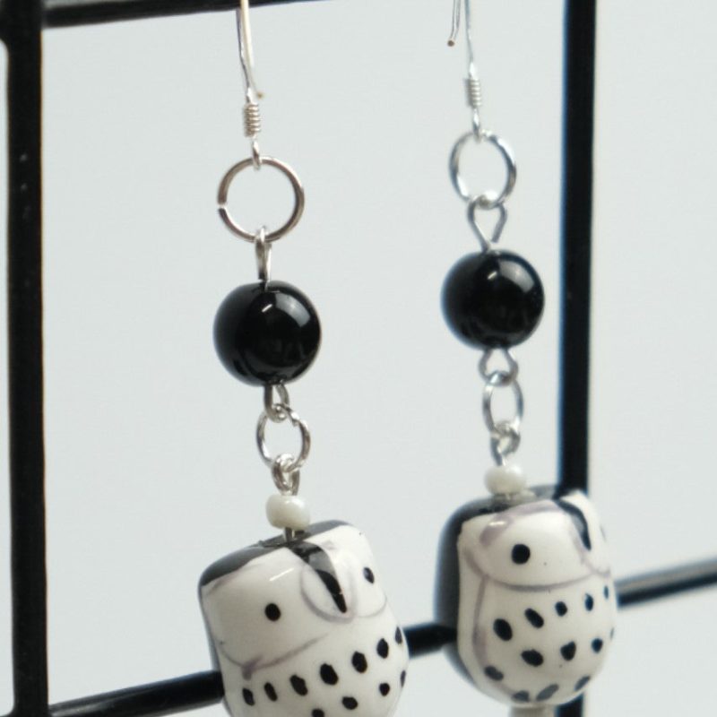 OwlCeramicDangleEarring2