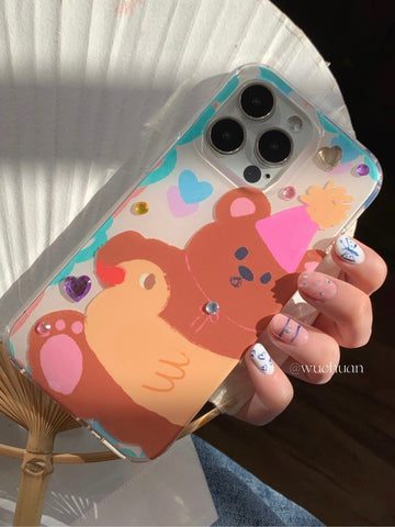 PartyBearPrintedPhoneCase2 b60cc278 21a5 4bc0 b654