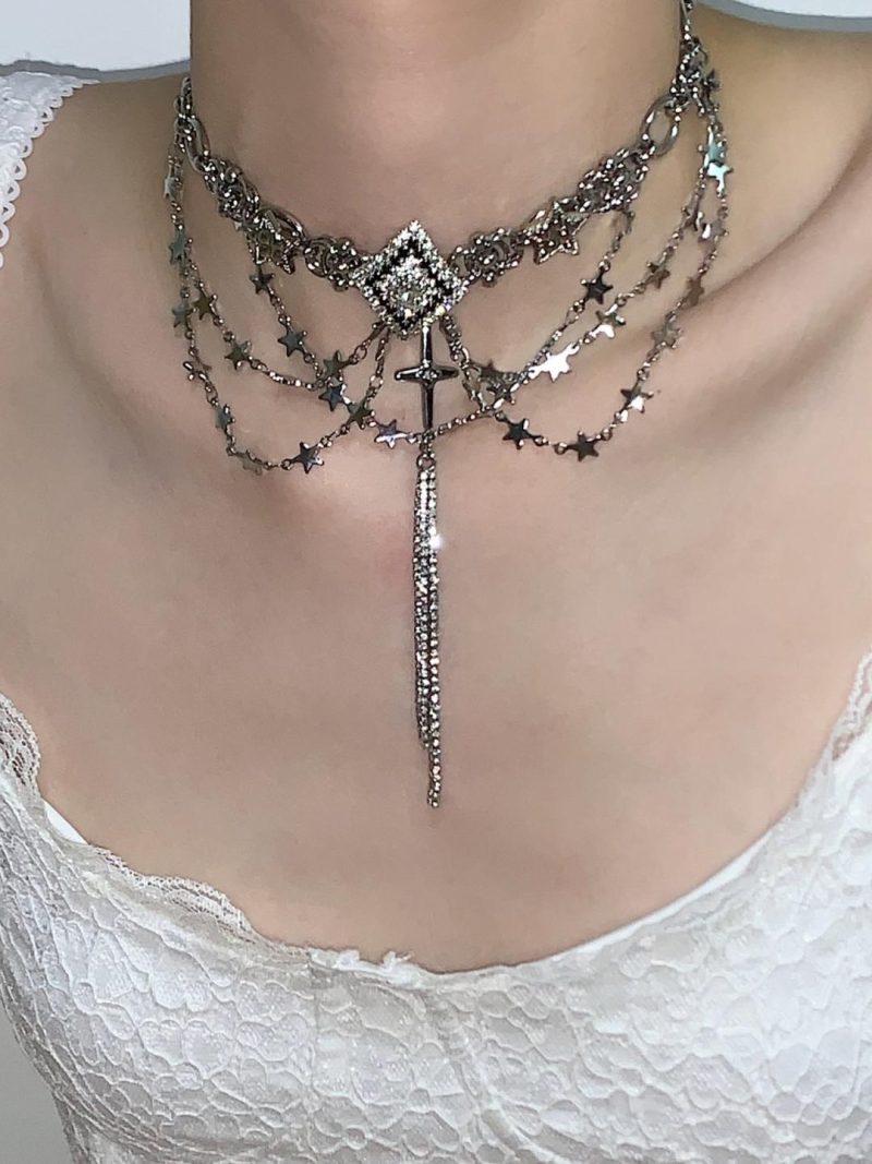 PartyQueenTasselChoker1