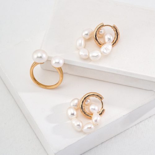 PearlTwistedSmallDropHoopEarrings4