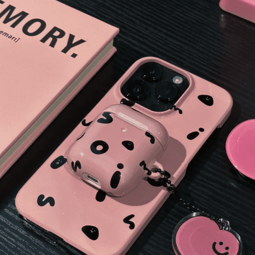 PinkBlackBeanPrintedFunnyPhoneCase4