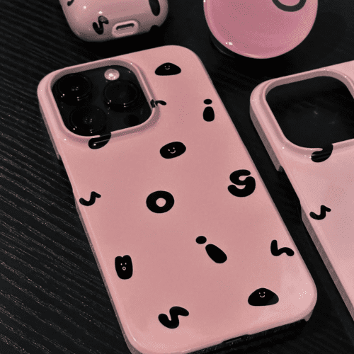 PinkBlackBeanPrintedFunnyPhoneCase8