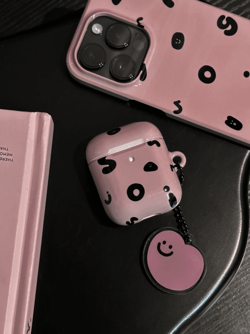 PinkBlackBeanPrintedFunnyPhoneCase9