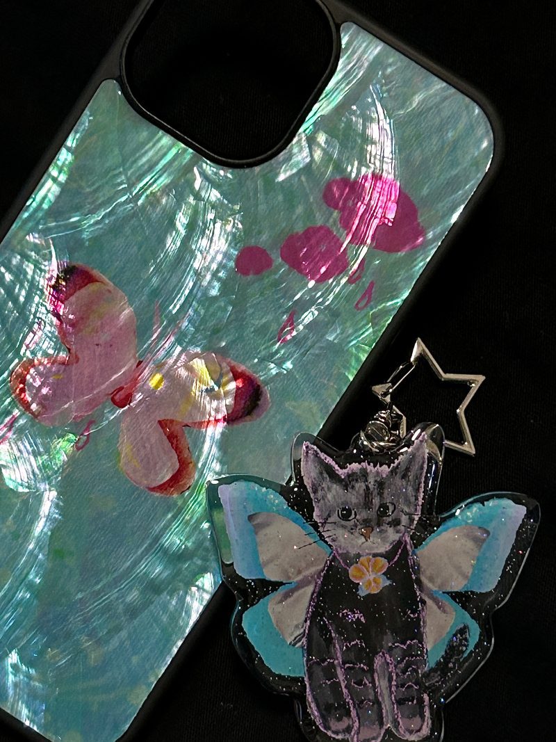 PinkButterflyMotherofPearlPhoneCase3