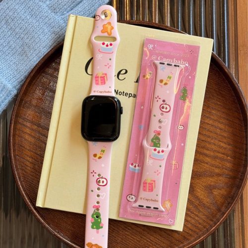 PinkGiftCartoonAppleWatchBand1