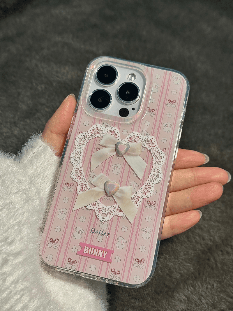 PinkLaceBunnyPhoneCase2