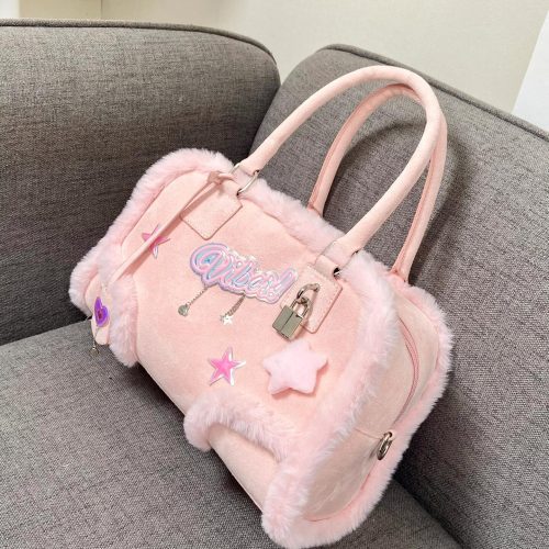 PinkPlushCrossbodyHandbag2 36bc84ea f711 48e5 881b 94a948523155