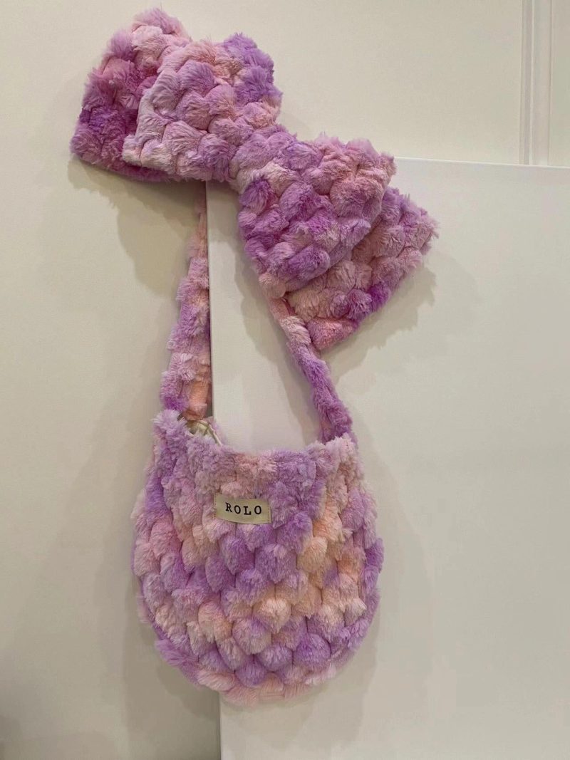 PinkPurpleBowPineappleShoulderBag2