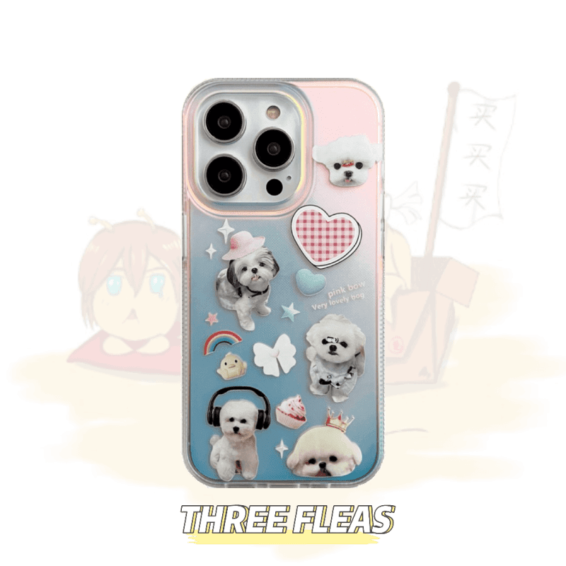 Pinkbowverylovelydoglaserphonecase