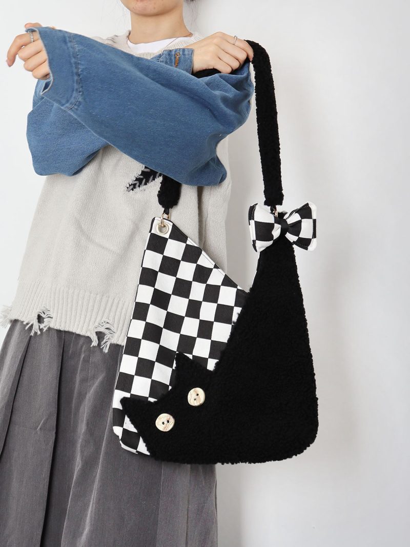 PlaidCatBowShoulderBag2