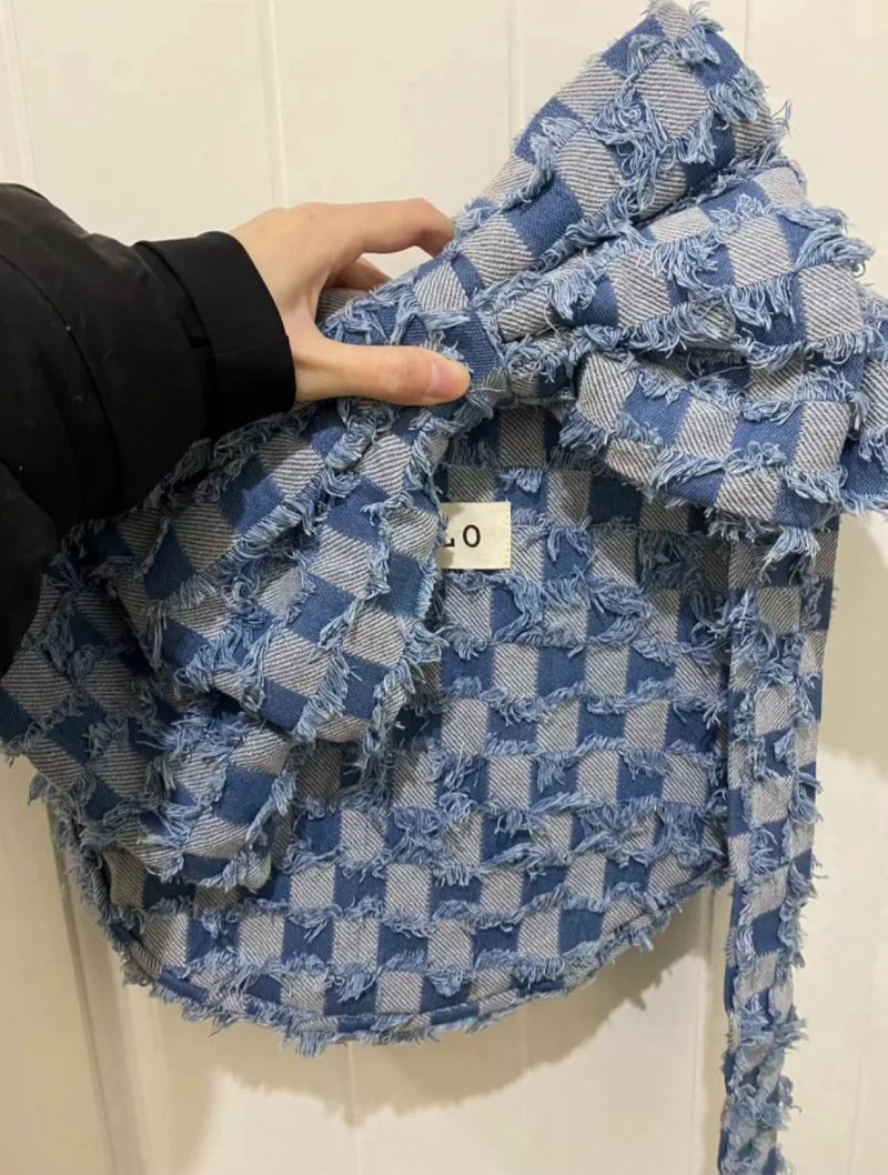 PlaidDenimBowCrossbodyBag6