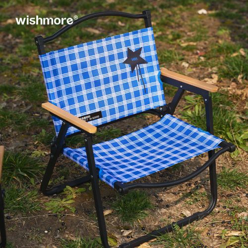 PlaidFoldableOutdoorCampChair6