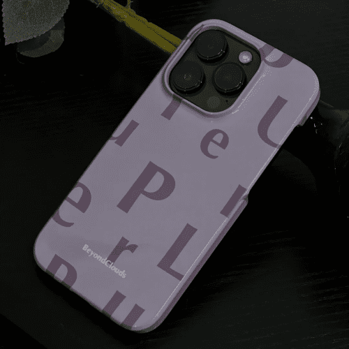 PurpleAlphabetPrintedPhoneCase2