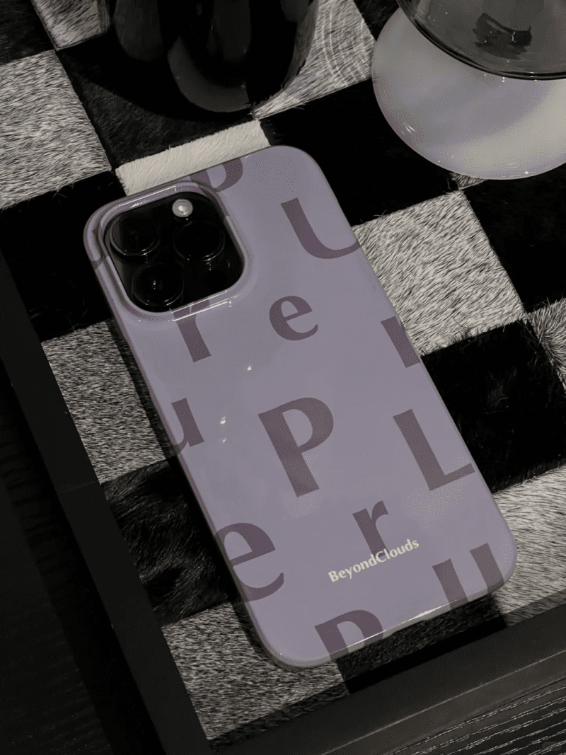 PurpleAlphabetPrintedPhoneCase6