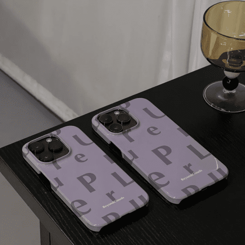 PurpleAlphabetPrintedPhoneCase7