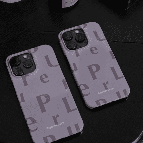 PurpleAlphabetPrintedPhoneCase9