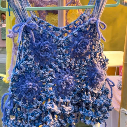 PurpleFlowerTasselHandmadeCrochetTop4