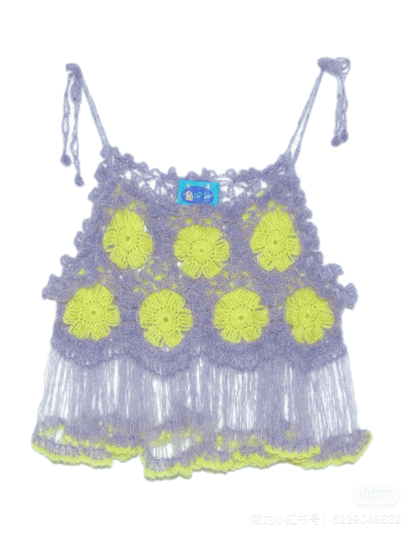 PurpleYellowFlowerTasselHandmadeCrochetTop4 6059ec70 f2b7 4518 acf2 dfa9f2419ced